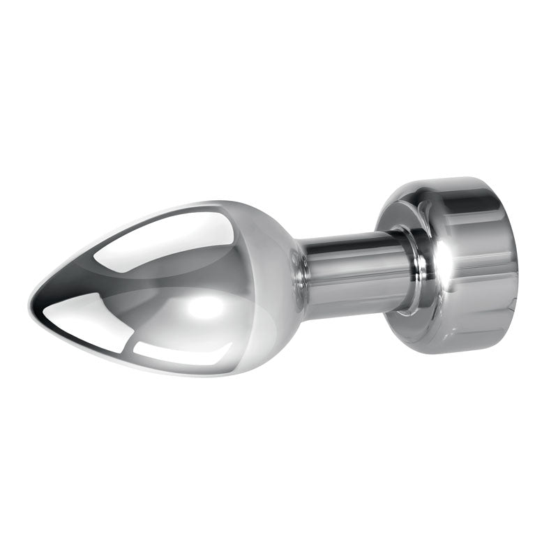 Gender X ROCKIN' METAL PLUG - Metallic 9.3cm Vibrating Butt Plug