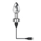 Gender X ROCKIN' METAL PLUG - Metallic 9.3cm Vibrating Butt Plug