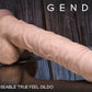 Gender X 10" FLEXSKIN POSEABLE TRUE FEEL Light Flesh 29.2cm Poseable Dong Dildo