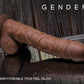 Gender X 10" FLEXSKIN POSEABLE TRUE FEEL Dark Brown 29.2cm Poseable Dong Dildo