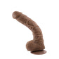 Gender X 10" FLEXSKIN POSEABLE TRUE FEEL Dark Brown 29.2cm Poseable Dong Dildo