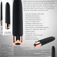 Gender X THE GOLD STANDARD Black/Rose Gold 10 cm USB Rechargeable Bullet Vibrator