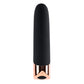 Gender X THE GOLD STANDARD Black/Rose Gold 10 cm USB Rechargeable Bullet Vibrator