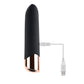 Gender X THE GOLD STANDARD Black/Rose Gold 10 cm USB Rechargeable Bullet Vibrator