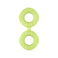 Forto F-81: Double Ring (Liquid Silicone) Cock & Ball Ring 44mm/47mm/51mm