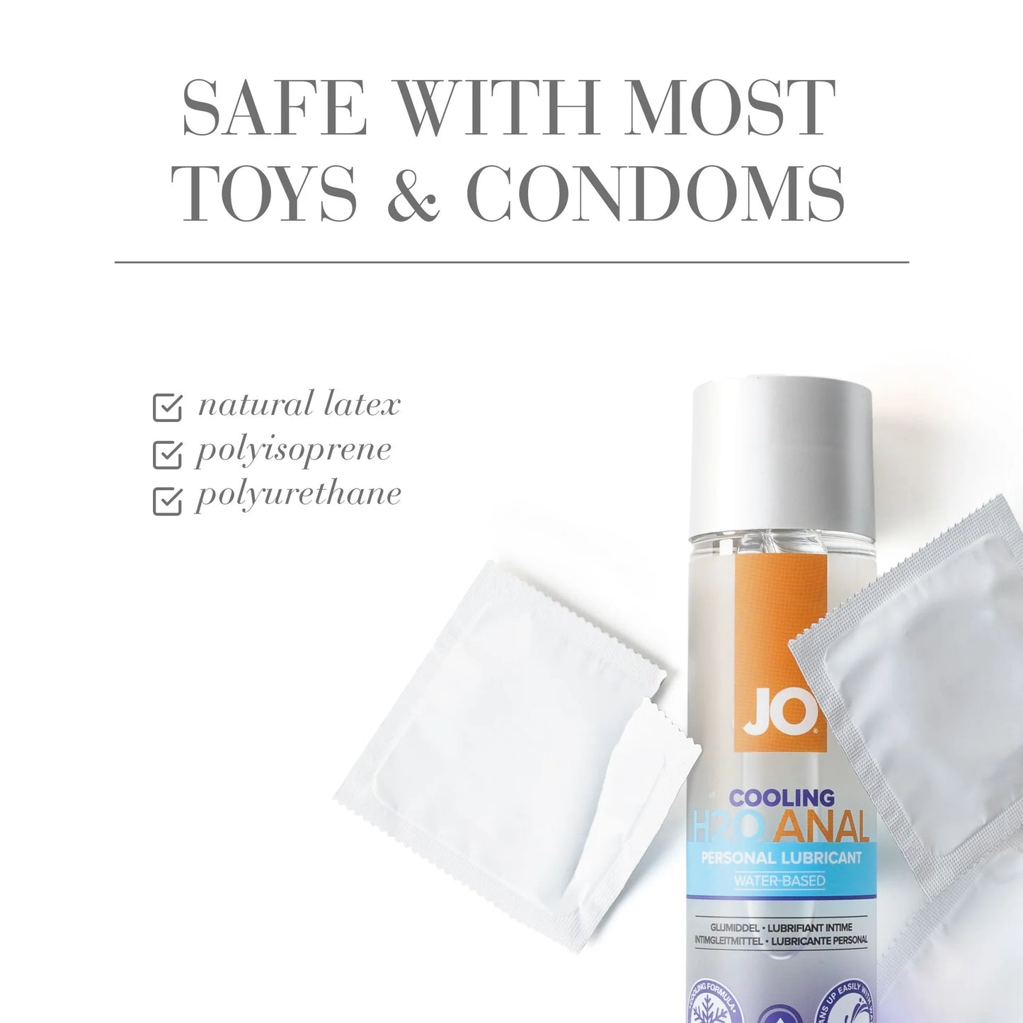 JO H2O Anal Cooling Water Based Lubricant 2oz/60ml