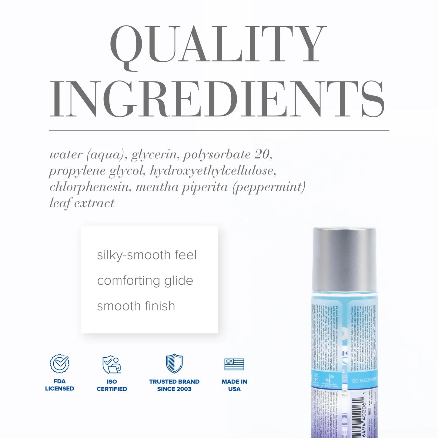 JO H2O Original Cooling Water Based Lubricant 4oz/120ml