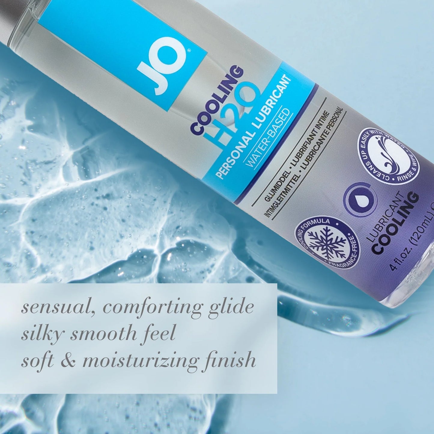 JO H2O Original Cooling Water Based Lubricant 4oz/120ml