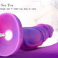 HiSmith - The Dream Sky Monster Series 8" Curved Giant Suction Vibrating Dildo