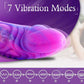 HiSmith - The Dream Sky Monster Series 8" Curved Giant Suction Vibrating Dildo