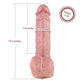 HiSmith 10.3" Dual-Density Ultra Realistic Silicone Dildo (KlicLok)