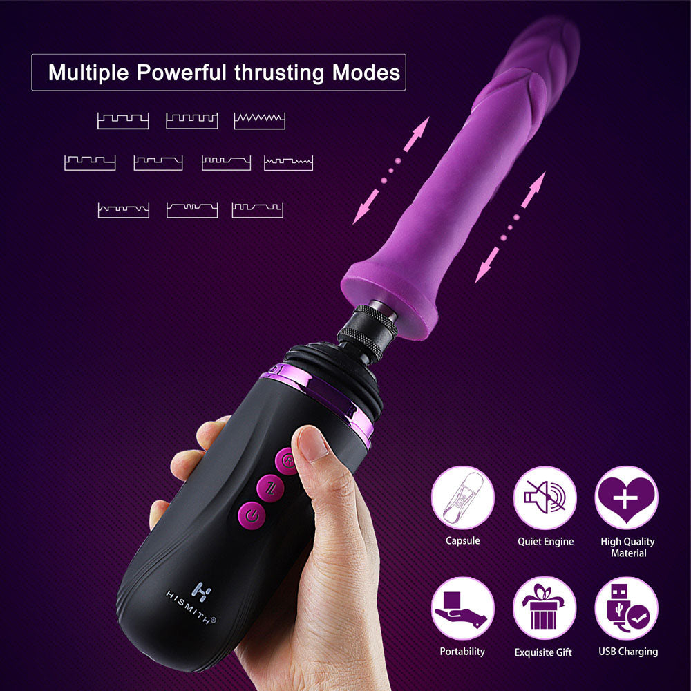 HiSmith Capsule - Portable Sex Machine with Remote & App Control