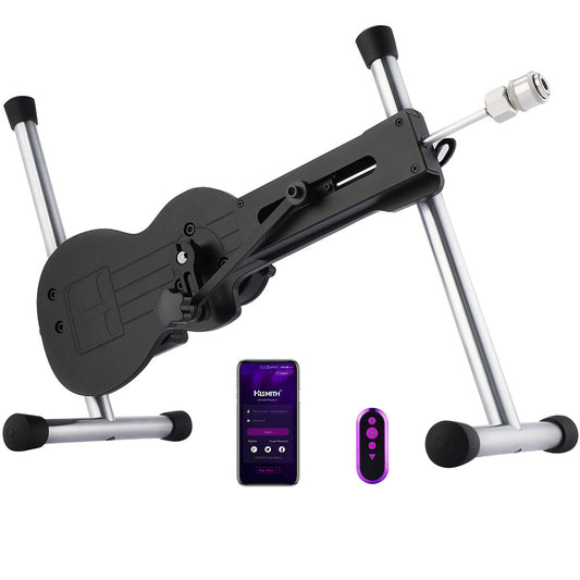 HiSmith Mini Pro - Black Mains Powered Sex Machine with App Control and Remote