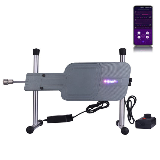 HiSmith Premium Special Edition - Black Mains Powered Sex Machine with App Control and Remote