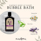 Earthly Body Hemp Seed Bubble Bath YLANG YLANG LAVENDER 250ml