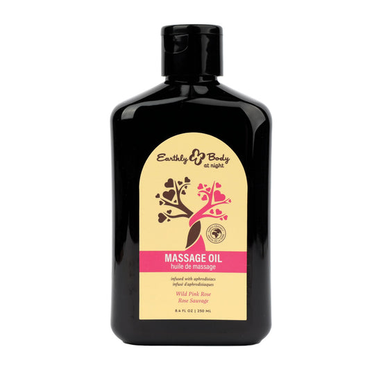 Earthly Body Hemp Seed Massage Oil WILD PINK ROSE 250ml