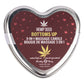 Earthly Body Hemp Seed 3 in 1 Massage Heart Candle - Bottoms Up (Wild Blueberries, Dewy Meadow-grass, Sweet Wildflowers) - 113g