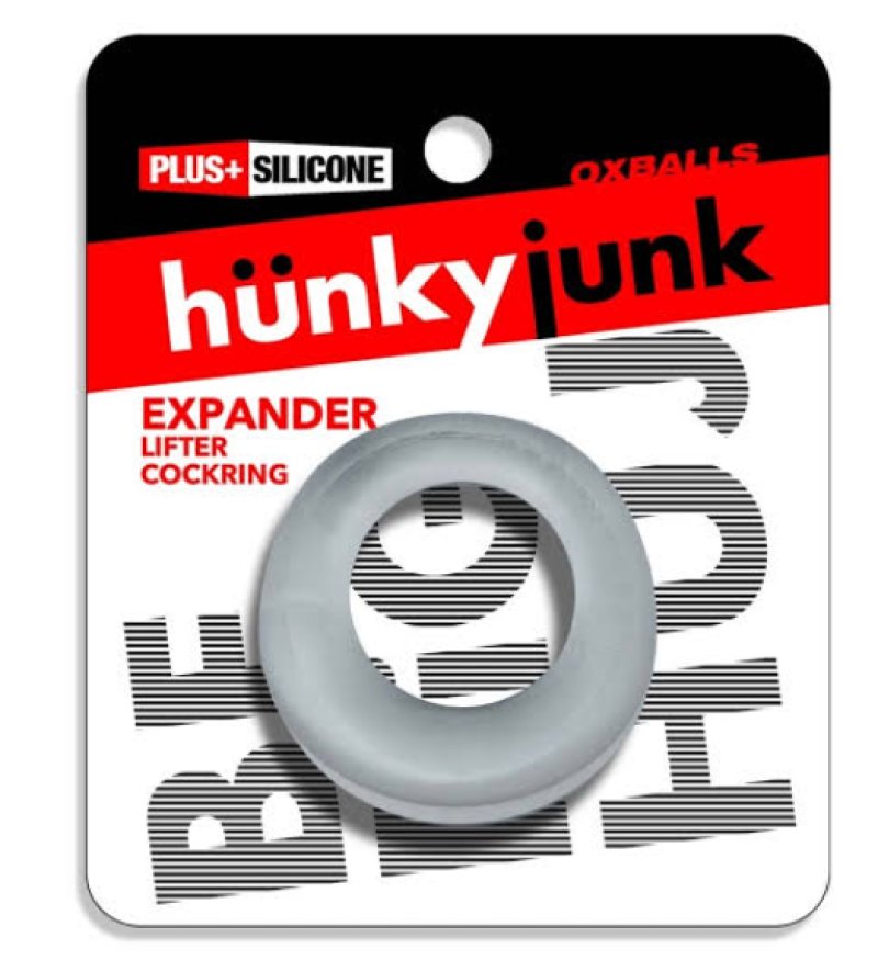 Hunkyjunk Expander Slimmer Scoop Style Cockring Clear Steam