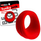 Hunkyjunk Expander Slimmer Scoop Style Cockring Red Velvet