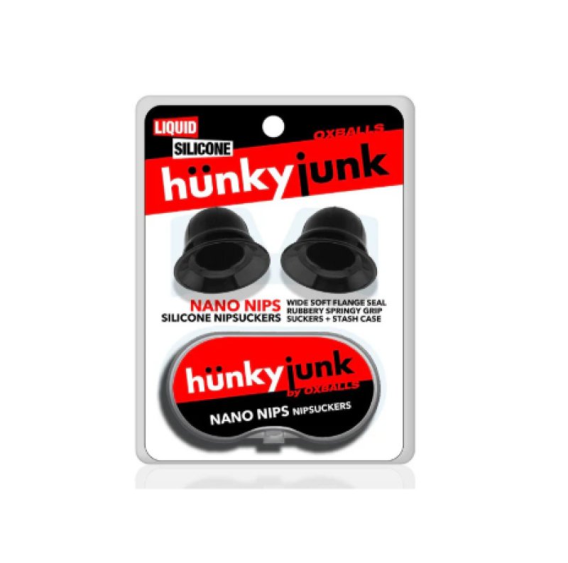Hunkyjunk Nano Nips “Just The Tip” Nipple-Nubs Nipple Suckers Black