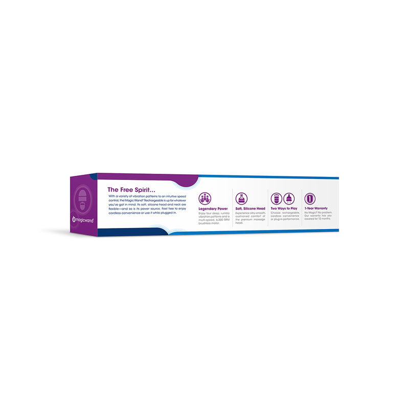 Magic Wand White Rechargeable Massage Wand Vibrator