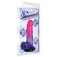 Icon Brands | Shades 8" Jelly TPR Plum 20.3cm Dong Dildo