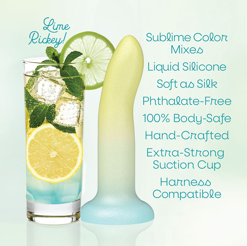 Icon Brands | Mixers Lime Rickey - Yellow/Blue 20.3cm Dildo