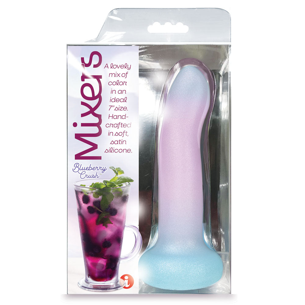 Icon Brands | Mixers Blueberry Crush - Blue/Pink 20.3cm Dildo