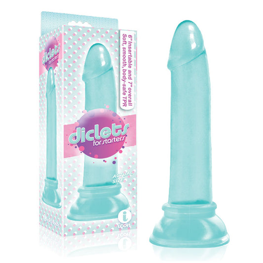 Icon Brands | The 9's Diclets Aqua 17.8cm (7") Dong Dildo