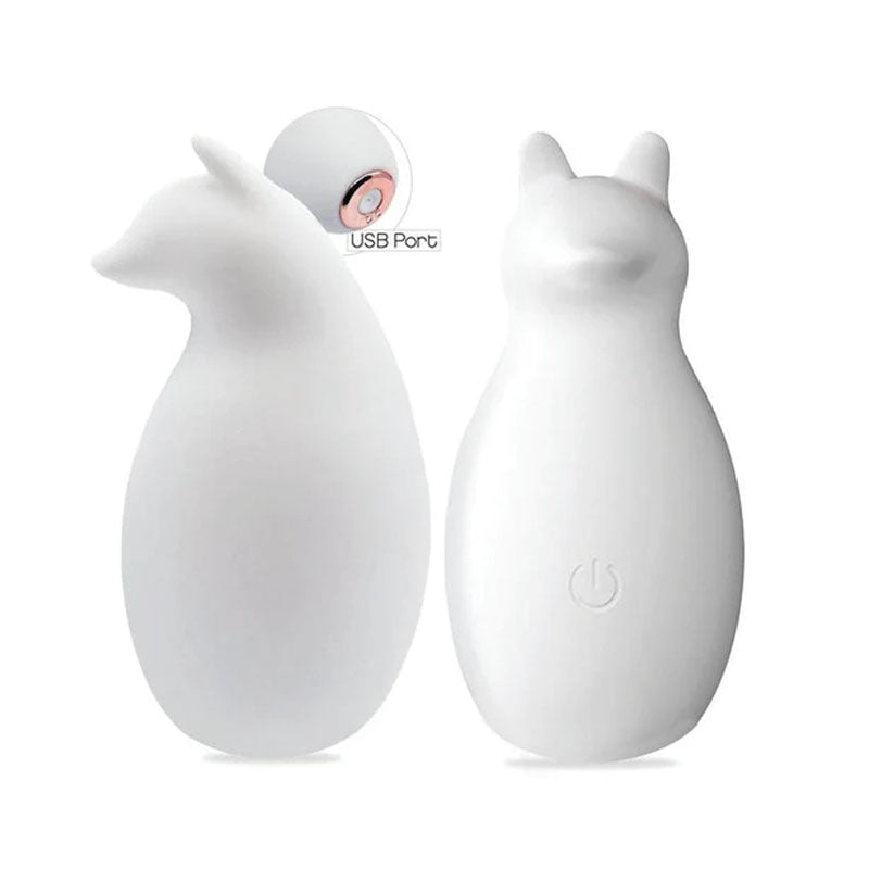 Icon Brands | Buzzy Buddy, Honey Bunny - White Clitoral Stimulator