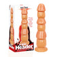 Massive Triple Header Flesh 3 Three Penis Head Dildo