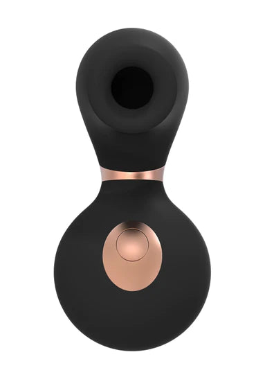 Shots Toys | Invincible Clitoral Stimulation Air Pulsation Vibrator Black