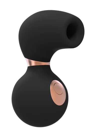 Shots Toys | Invincible Clitoral Stimulation Air Pulsation Vibrator Black