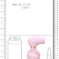 Shots Toys | Invincible Clitoral Stimulation Air Pulsation Vibrator Pink