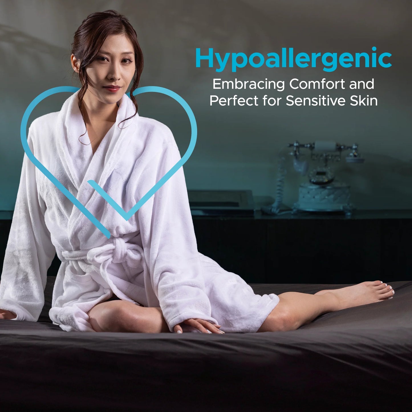 Eroticgel KING Waterproof Fitted Sheet 183cm x 203cm + 35cm