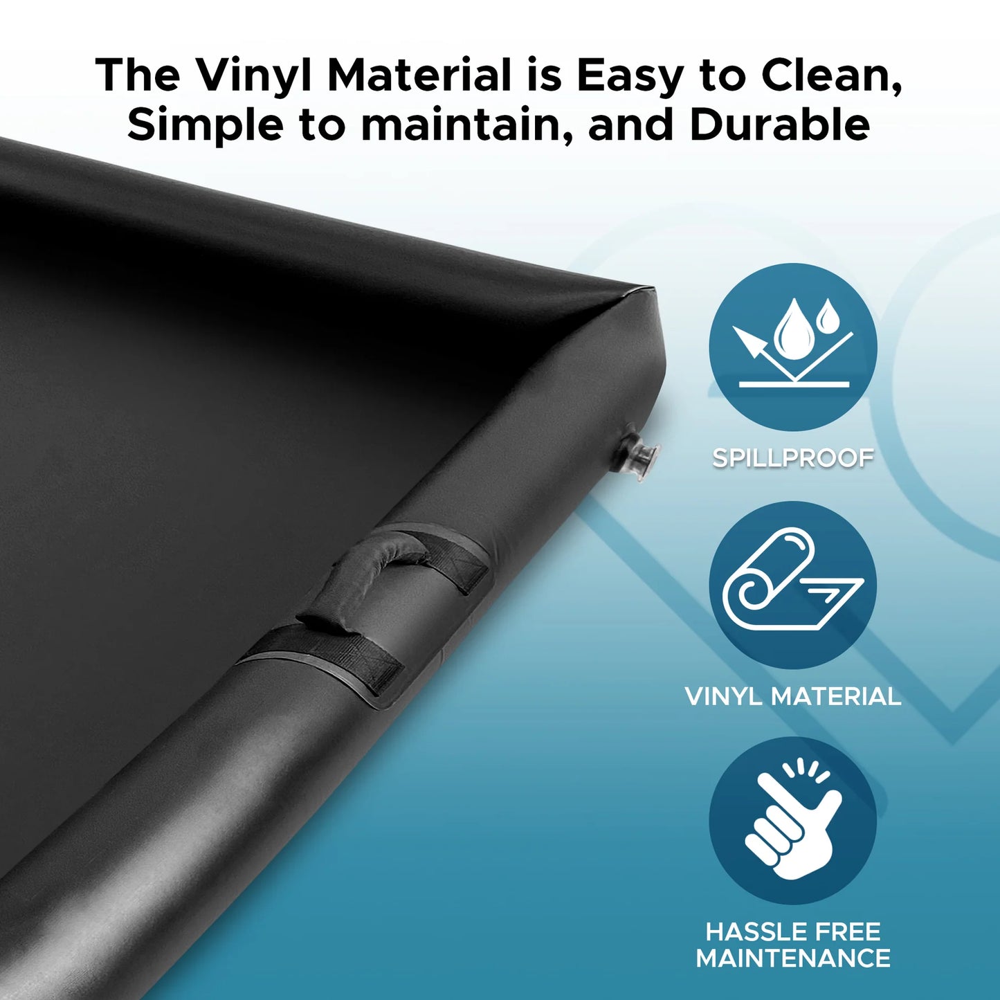 Eroticgel Nuru Inflatable Waterproof Massage Sheet with Handles 210cm x 156cm x 16cm