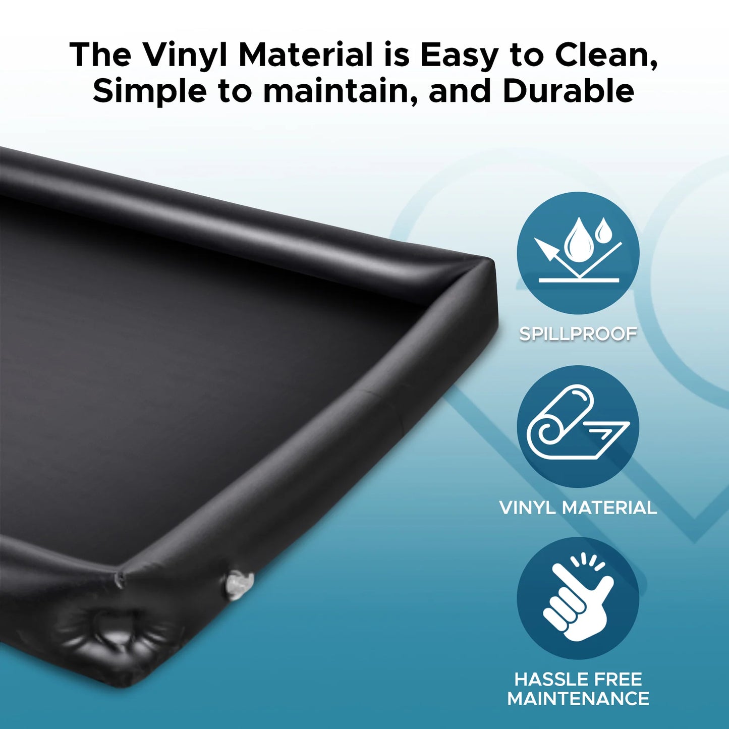 Eroticgel Nuru Inflatable Waterproof Massage Sheet 210cm x 156cm x 16cm