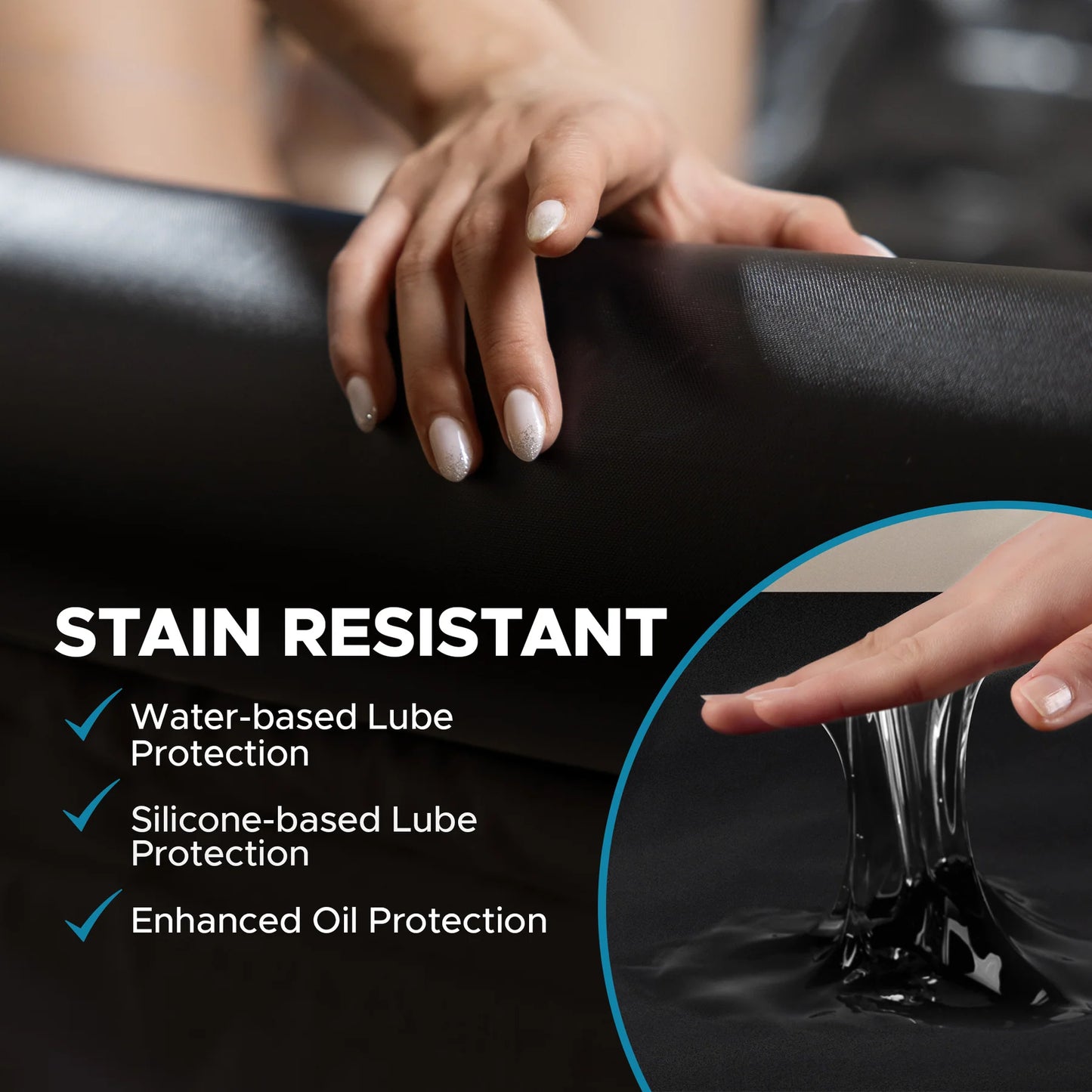 Eroticgel Nuru Inflatable Waterproof Massage Sheet with Handles 210cm x 156cm x 16cm