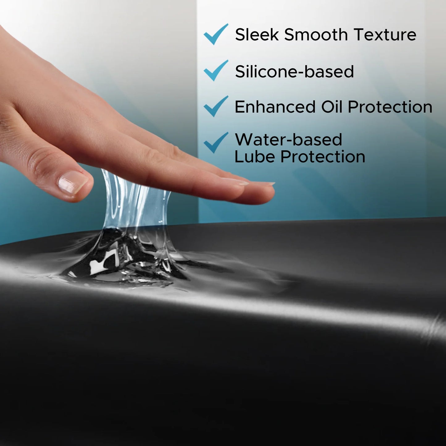 Eroticgel Vinyl Fitted Waterproof Fitted Bed Sheet - QUEEN 152cm x 203cm x 35cm