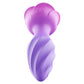 Adam & Eve ROTATING ROSE PLUG - Pink 12cm Rotating & Vibrating Butt Plug with Gem Base