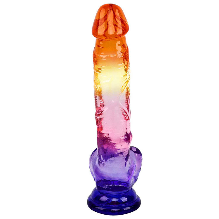 Adam & Eve Sunrise Dreams 9.5" Ombre Coloured Dong Dildo