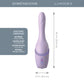 JimmyJane Hello Bang - Purple 27cm Warming & Thrusting Vibrator