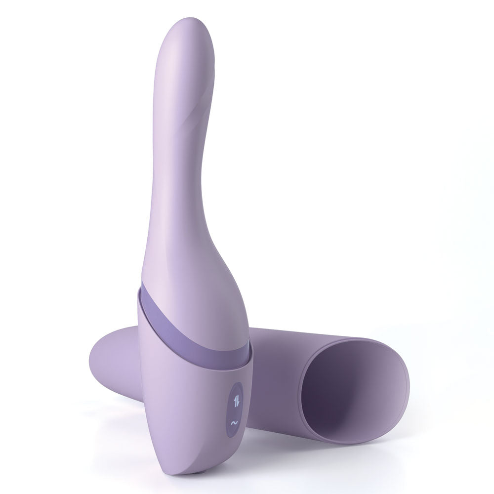 JimmyJane Hello Bang - Purple 27cm Warming & Thrusting Vibrator