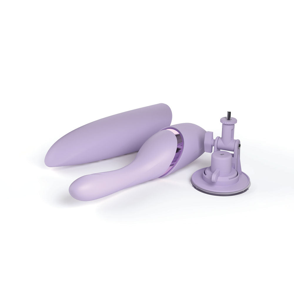 JimmyJane Hello Bang - Purple 27cm Warming & Thrusting Vibrator