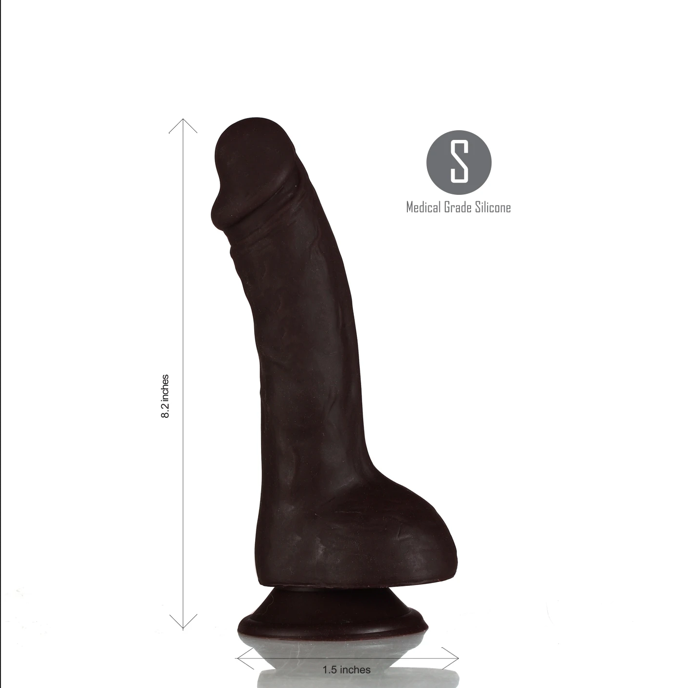 Maia Toys | Maia Phoenix Black 20.3cm Dildo Dong