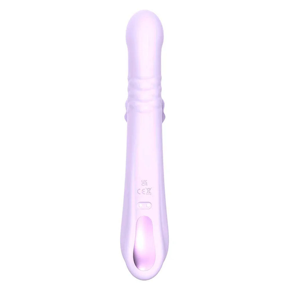 Adam & Eve Eves Throbber - Lilac 25.4cm Pulsating Rabbit Vibrator