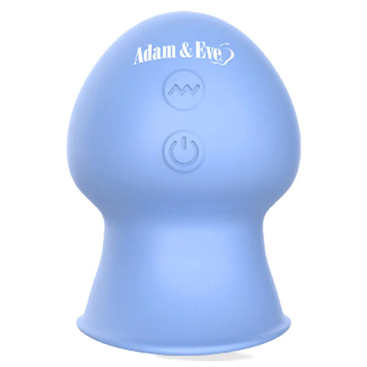 Adam & Eve EVES PLEASURE DOME Spinning & Vibrating Stimulator - Blue