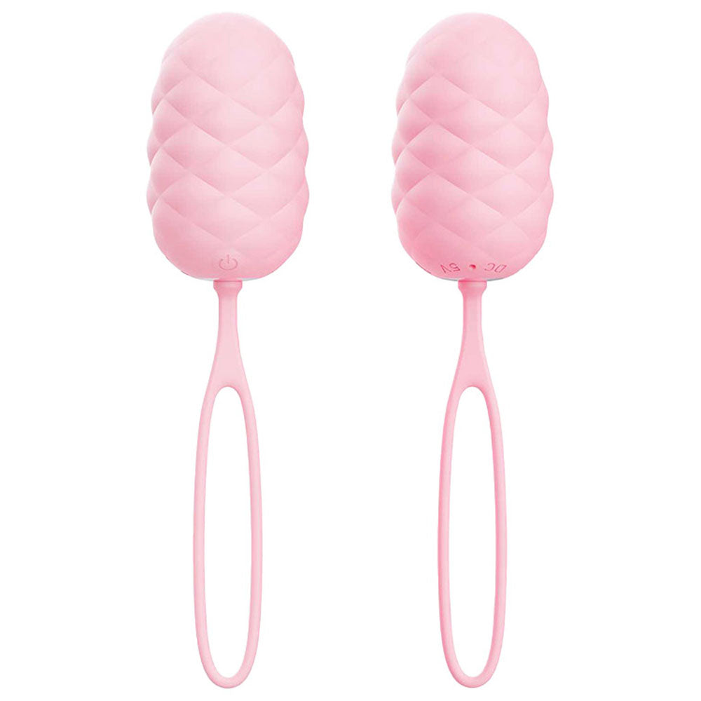 Adam & Eve Pillow Talk Egg Pink Vibrating Egg with Wireless Remote Control