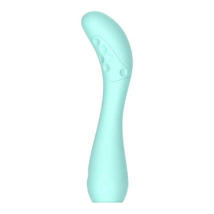 Adam & Eve GROOVY GLOW-UPS Flexie - Blue Flexible G-Spot Vibrator with LED Base