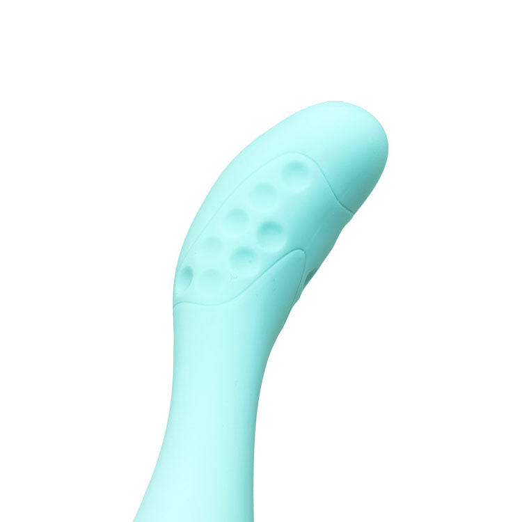 Adam & Eve GROOVY GLOW-UPS Flexie - Blue Flexible G-Spot Vibrator with LED Base